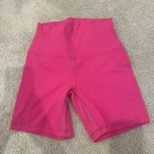 Lululemon Athletica Pink Align Bike Shorts